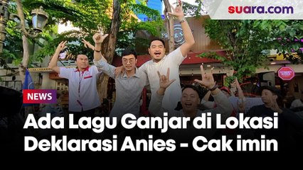 Sejumlah Pemuda Nyayikan Lagu Ganjar Pranowo di Depan Lokasi Deklarasi, Respons Cak Imin Tak Terduga