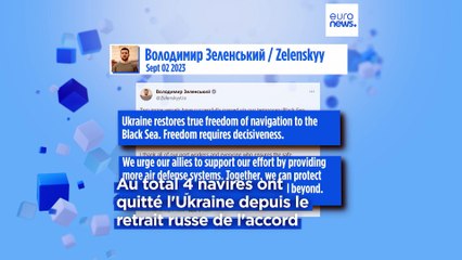 Deux cargos supplémentaires, remplis de fer, ont quitté l'Ukraine sans encombres