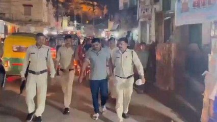 ग्वालियर: जिस इलाके में था बदमाश का आतंक, पुलिस ने वहीं निकाला जुलूस