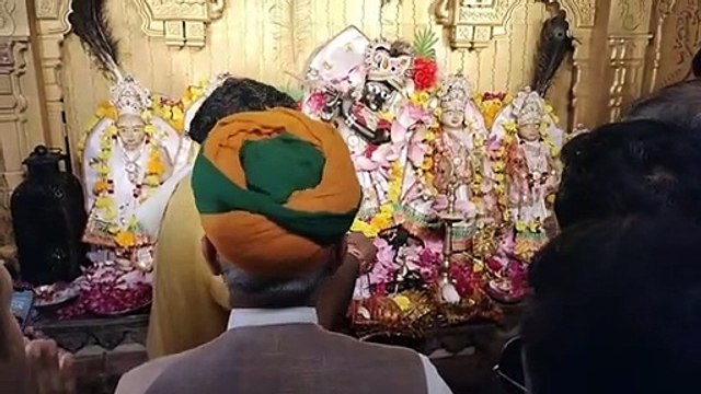 गृहमंत्री शाह पहुंचे बेणेश्वर धाम, वसुंधरा राजे ने भी किए दर्शन