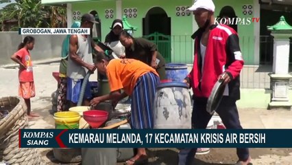 Descargar video: BPBD Grobogan Distribusikan 1,7 Juta Liter Air di Puluhan Desa yang Alami Krisis Air