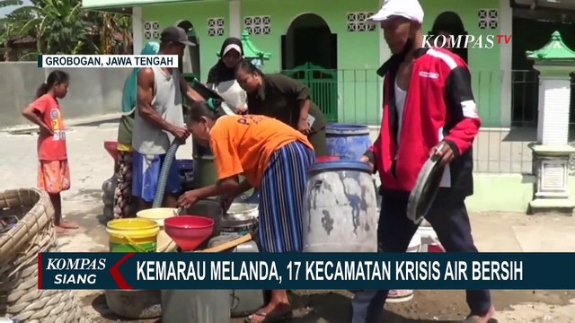 BPBD Grobogan Distribusikan 1,7 Juta Liter Air di Puluhan Desa yang Alami Krisis Air