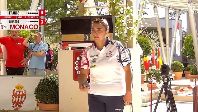Huitième FRANCE vs MONACO : 2e International doublette féminin de pétanque à Monaco - Septembre 2023