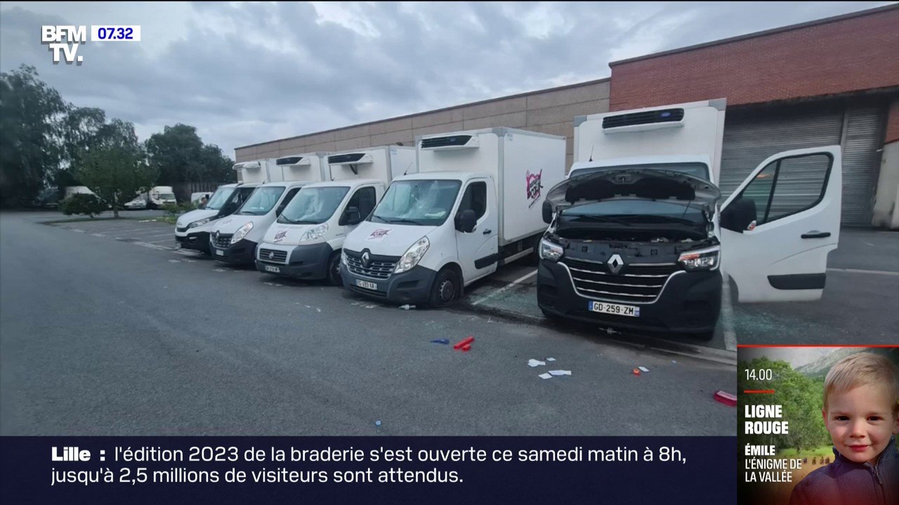 Le site logistique des Restos du cœur dans le Nord vandalisé, douze camions saccagés