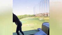 Swing and Miss: Golf Training Takes an Unexpected Turn!