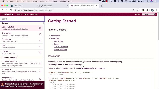 Forms (Legacy) - Setting up React Widgets