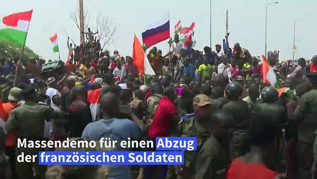 Niger: Massendemo für Abzug Frankreichs