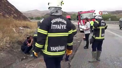 3 personnes blessées dans un accident de la route à cause de la pluie à Kırıkkale