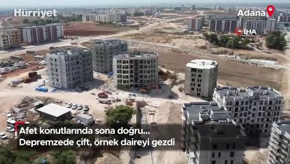 Adana’daki deprem konutlarında sona yaklaşıldı