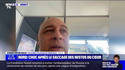 Saccage des Restos du cœur: un conseiller municipal de Wattrelos décrit "un état d'écœurement"