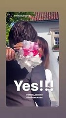 Elle a dévoilé sa bagueMariage de Louis de Caunes et Fallon, Instagram.