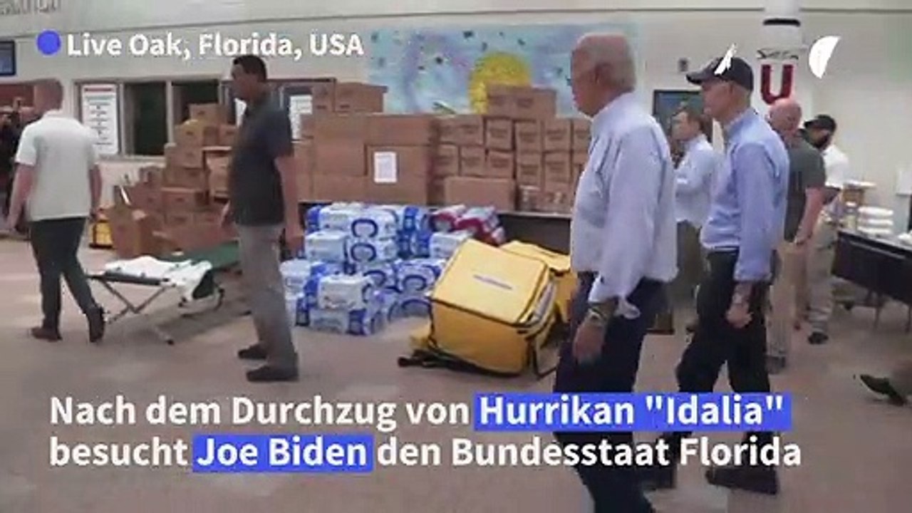 Florida: Biden verspricht Hilfe nach Hurrikan 'Idalia'
