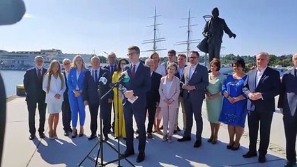 Prezentacja list wyborczych Prawa i Sprawiedliwości w Gdyni i Słupsku / Dziennik Bałtycki