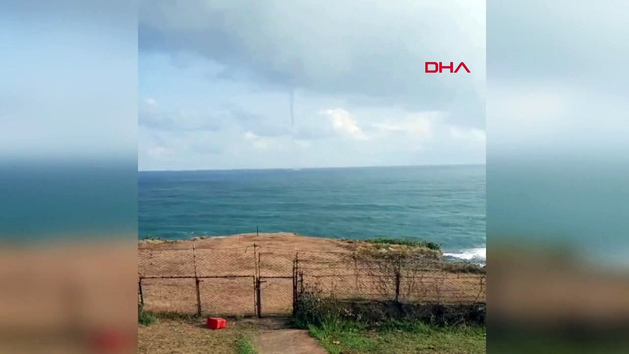 Kandıra'da denizde hortum meydana geldi