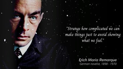 50 Famous Erich Maria Remarque Quotes That Will Inspire You