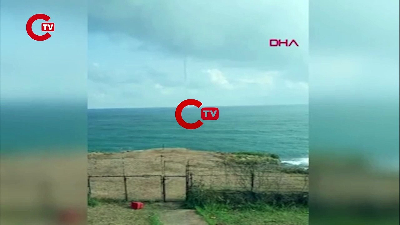 Kandıra'da denizde hortum çıktı