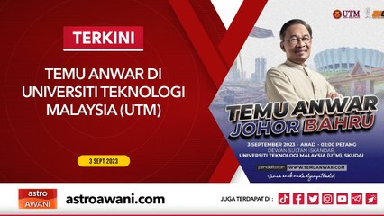 Sesi Temu Anwar di Universiti Teknologi Malaysia (UTM) Skudai