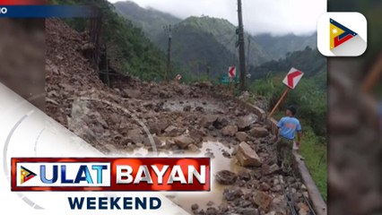 Kennon Road, sarado sa mga motorista dahil sa landslide