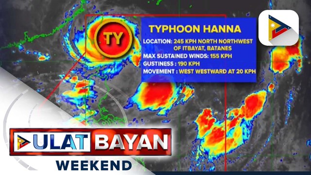 TCWS No. 1, nakataas sa Batanes at Babuyan Islands