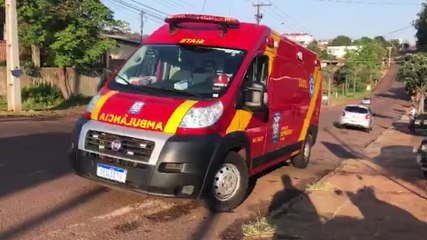 Motociclista fica ferido em acidente na Rua Europa com Rua Copacabana