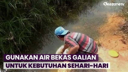 Kekeringan Ekstrem, Warga di Jambi Gunakan Air Bekas Galian untuk Kebutuhan Sehari-hari