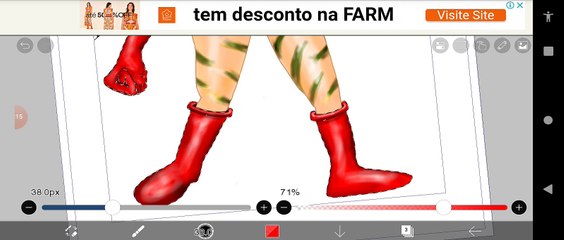 Desenhar Maimy SNK vs Capcom no IbisPaintX Android Parte 10