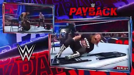 KEVIN OWENS AND SAMI ZAYN VS THE JUDGEMENT DAY AT WWE  PAYBACK - FOR THE UNDISPUTED WWE TAG TEAM CHAMPIONSHIP