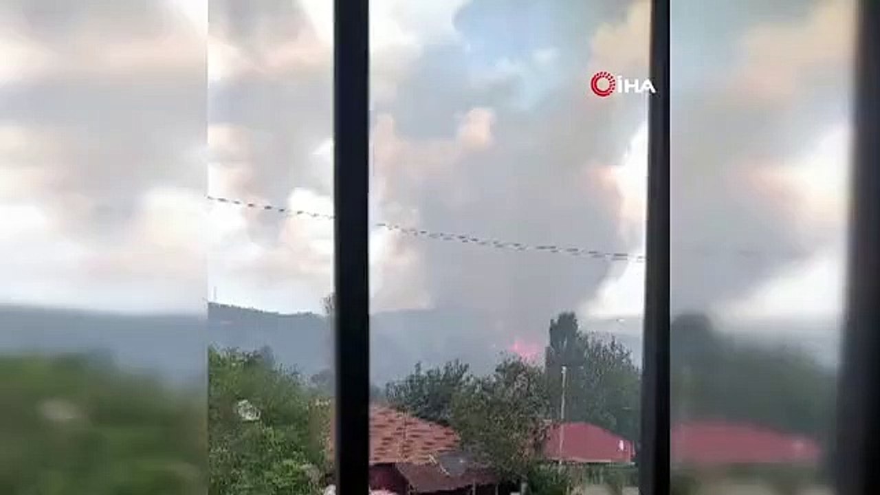 Sultangazi'de ormanlık alanda yangın çıktı. Olay yerinde itfaiye ekipleri sevk edildi. İtfaiyenin yangına müdahalesi sürüyor