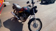 Motociclista de 27 anos fica ferido em acidente no bairro São Cristóvão Batida foi entre um carro e uma moto no cruzamento com a Avenida Brasil