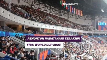 Download Video: Hari Terakhir FIBA World Cup 2023, Penonton Padati Indonesia Arena