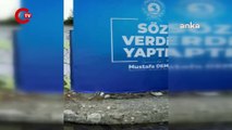 Dükkanını su basan esnaftan AKP'ye tepki: 'AKP söz verdiği gibi yaptı...'
