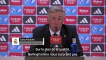 Ancelotti : “Bellingham peut arriver à 15 buts sans problème”