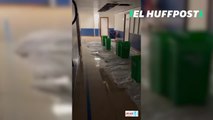 Denuncian inundaciones en el Hospital 12 de Octubre de Madrid por las fuertes lluvias