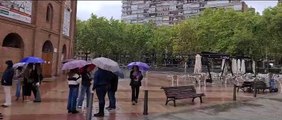Colas en la plaza de Toros de Valladolid tras la cancelación de la corrida de rejones