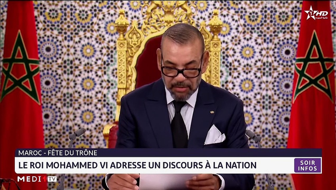 كلام اكثر من رائع عن ملك  المغرب في خطابه الملكي