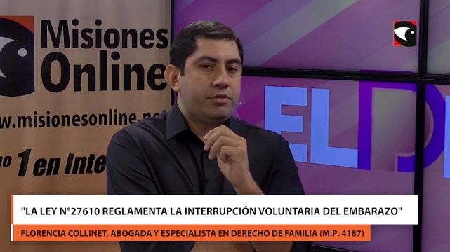 Florencia Collinet expresó la ley n° 27610 también regula el trato digno por parte de los profesionales