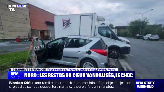 Saccage d'un site des Restos du cœur: On est vraiment écœurés , affirme Geneviève Berranger, responsable de l'antenne de Villejuif