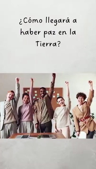 COMO HABRA PAZ EN LA TIERRA...