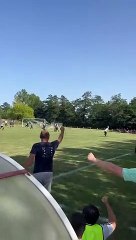 Coup franc du 1-0 contre Gontraud