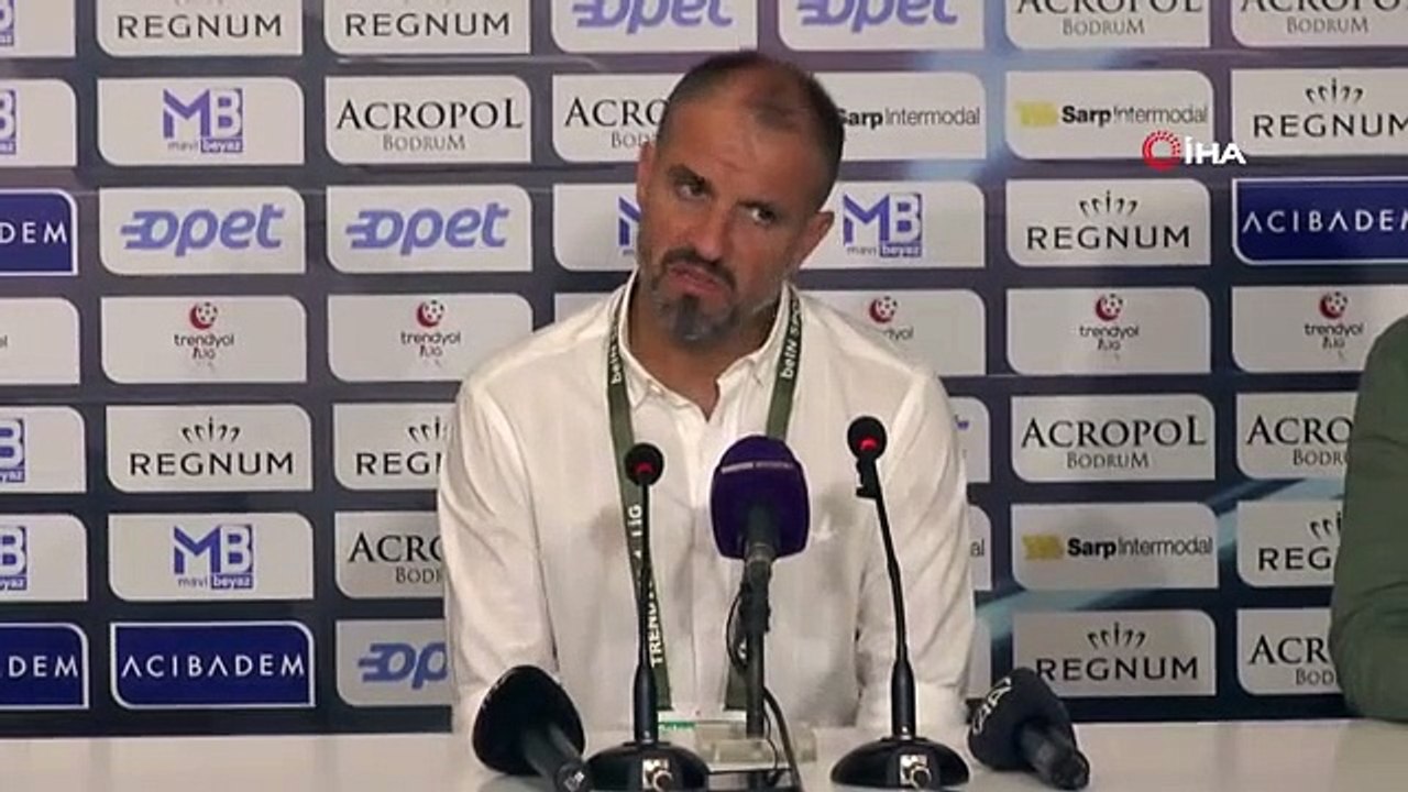 Mustafa Er, entraîneur d'Ümraniyespor : "Nous sommes vraiment désolés, c'est un match qui ne nous convient pas"