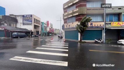 Taiwan prepares for tropical storm
