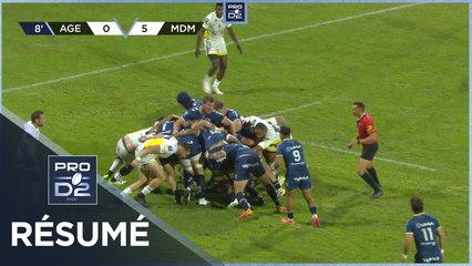 PRO D2 Saison 2023/2024 J03 - Résumé SU Agen-Stade Montois Rugby