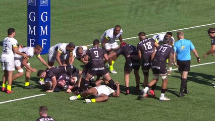 TOP 14 - Essai de Rory GRICE (OYO) - Oyonnax Rugby - Stade Toulousain - Saison 2023-2024