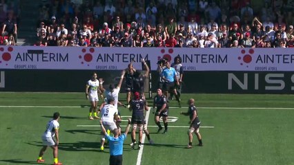 TOP 14 - Essai de Paul GRAOU 2 (ST) - Oyonnax Rugby - Stade Toulousain - Saison 2023-2024