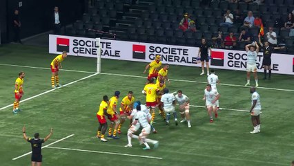 TOP 14 - Essai de Antoine GIBERT (R92) - Racing 92 - USA Perpignan - Saison 2023-2024