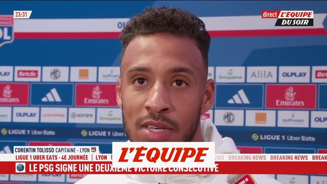 Tolisso : « On ne peut pas rester comme ça » - Foot - L1 - OL