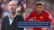 Ten Hag and Sancho in war of words following Arsenal defeat