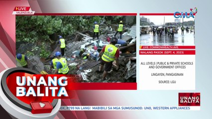 Mga naapektuhan ng pagguho ng pader, nananatili sa evacuation center | UB