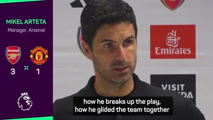 Arteta lauds 'magic' Rice in United win