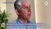 Alistan liderazgos para gubernatura en Veracruz, afirma dirigente estatal del PAN